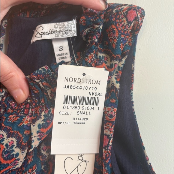 Speechless Tunic Geometric Chiffon Dress NWT Nordstrom Size Small‎ 0381 - Picture 8 of 10